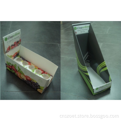 Counter/Shop Promotion Fluting/Cardboard Display Stand/Box/Case with Customzied Printing and Design